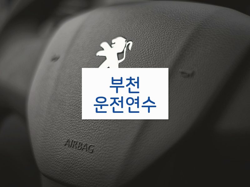 부천운전연수 후기