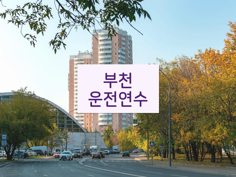 부천운전연수 후기