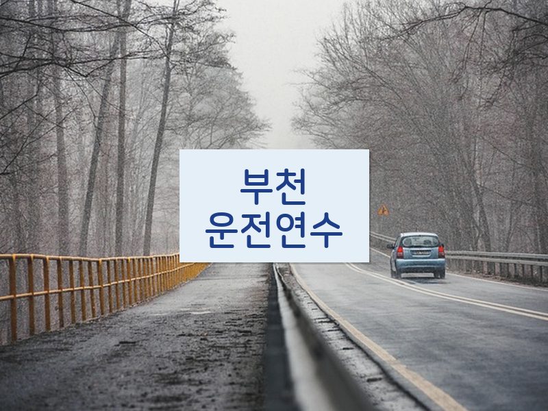 부천운전연수 후기
