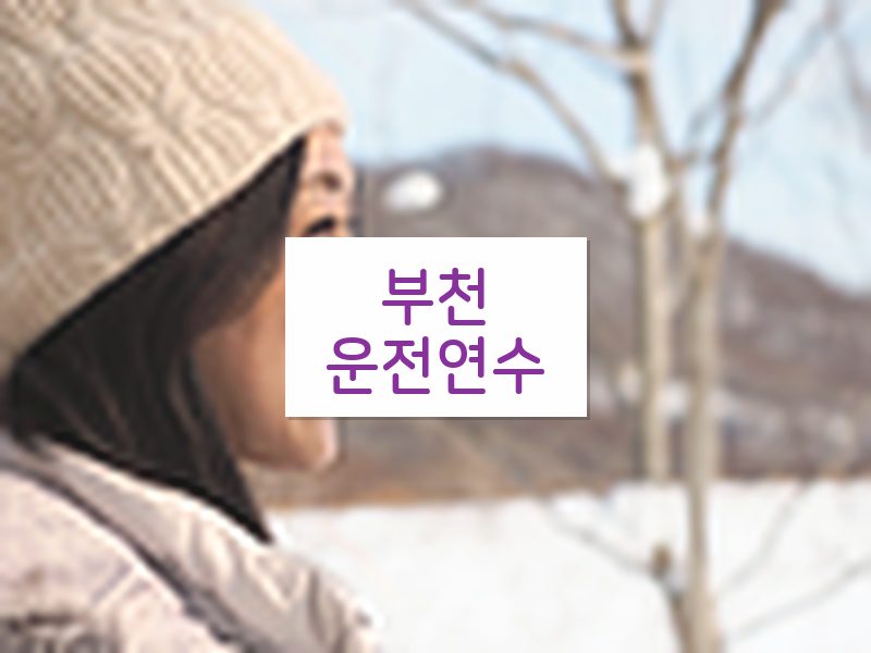 부천운전연수 후기