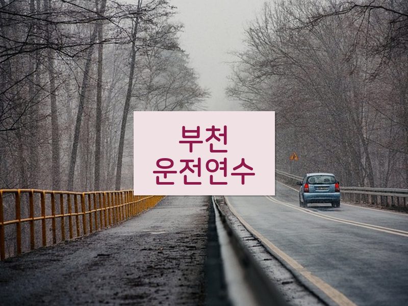부천운전연수 후기