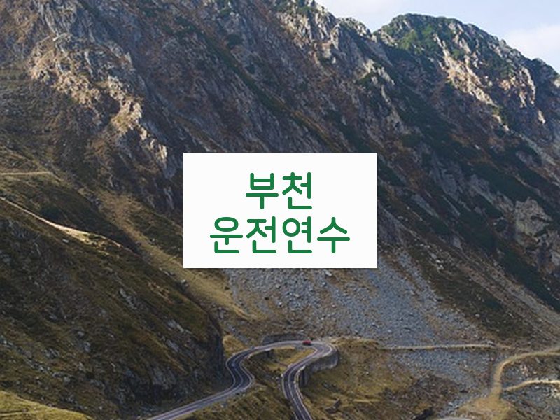 부천운전연수 후기