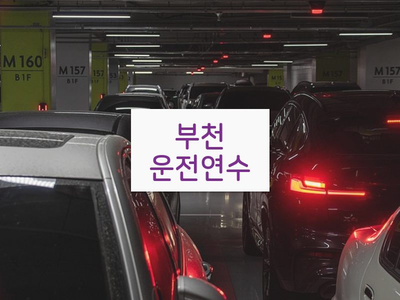 부천운전연수 후기