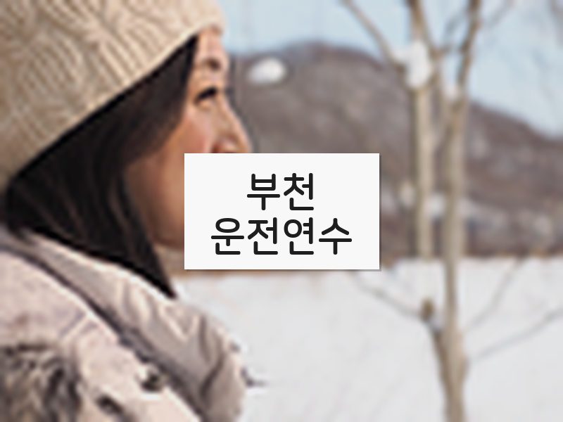 부천운전연수 후기