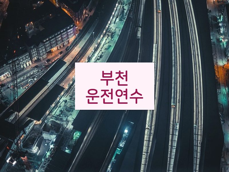부천운전연수 후기