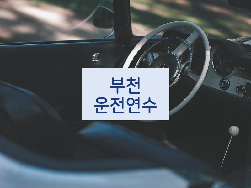 부천운전연수 후기