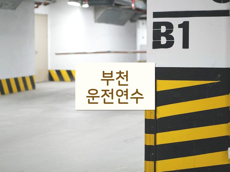 부천운전연수 후기