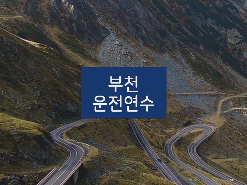 부천운전연수 후기