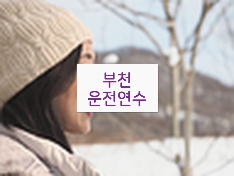 부천운전연수 후기
