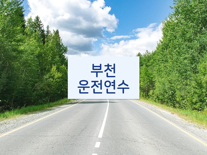 부천운전연수 후기