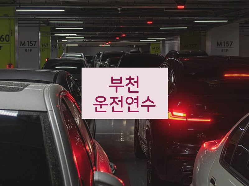 부천운전연수 후기