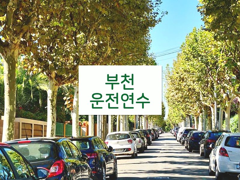 부천운전연수 후기
