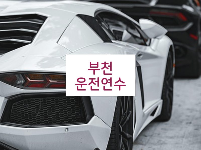 부천운전연수 후기