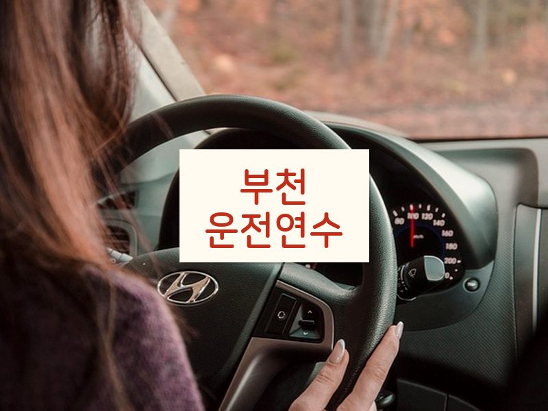 부천운전연수 후기